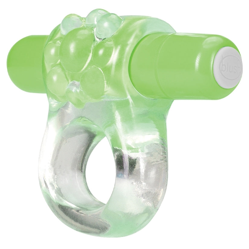 Play With Me Teaser Vibrating C-Ring, Green