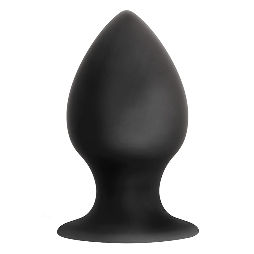 Anal Adventures Platinum Silicone Anal Stout Plug Large