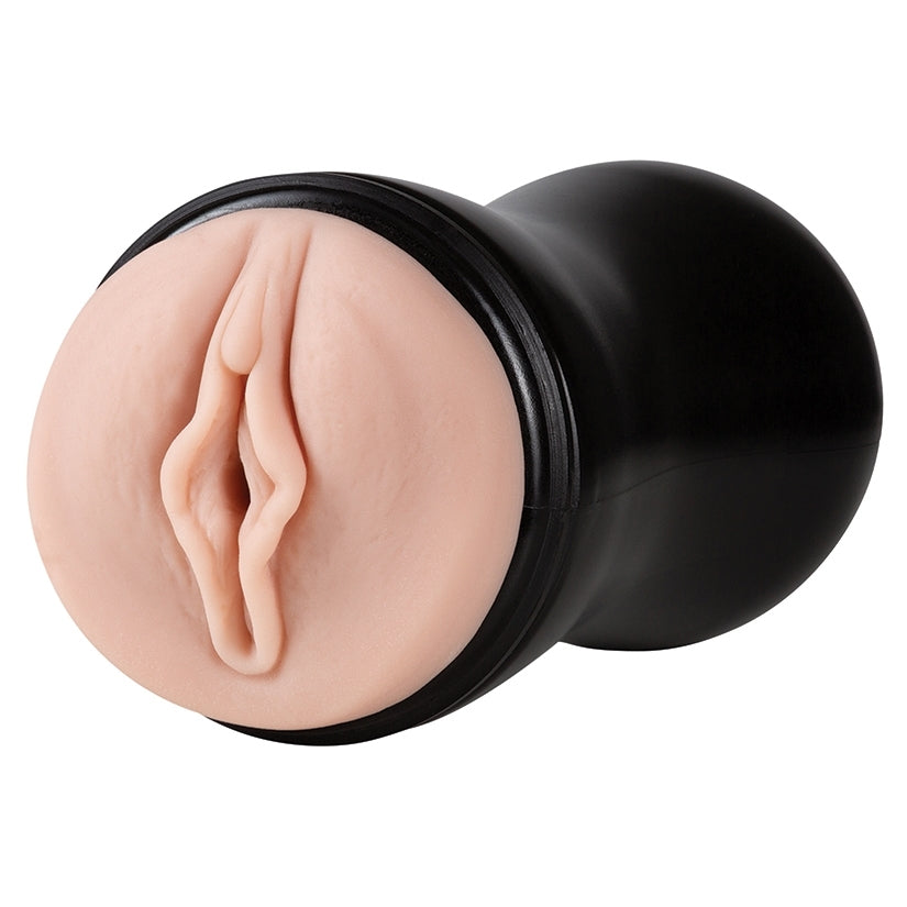 M for Men Soft and Wet Pussy Stroker with Pleasure Ridges