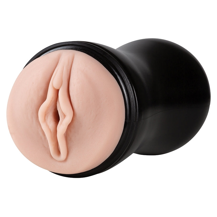 M for Men Soft and Wet Pussy Stroker with Ridges and Orbs