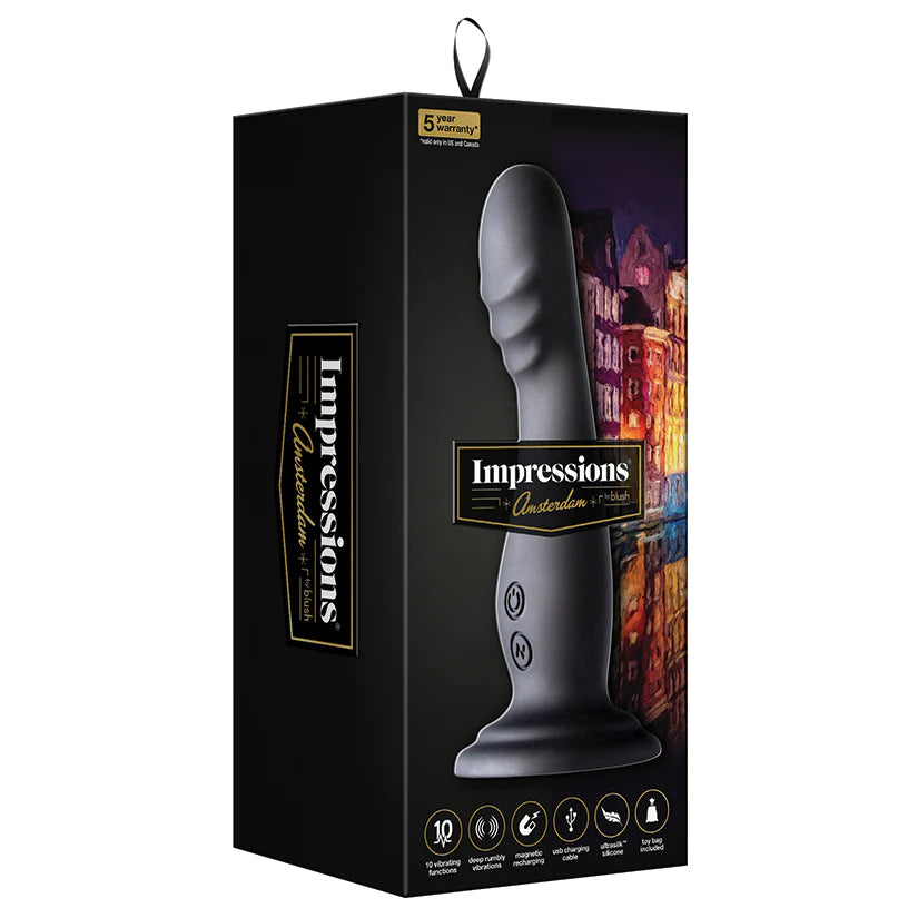 Impressions Amsterdam Silicone Vibrator with Suction Cup