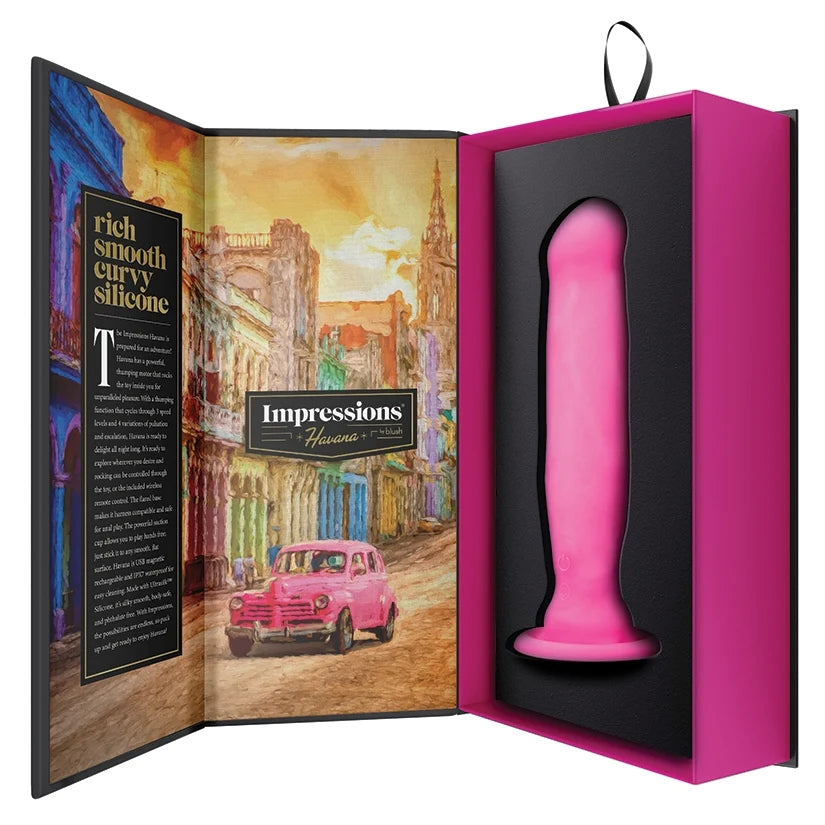 Impressions Havana Thumping Silicone Vibrator with Remote