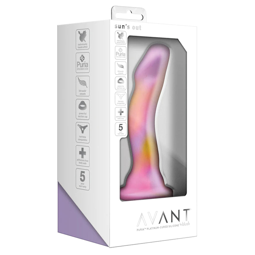 Avant Sun's Out Curved Silicone Dildo