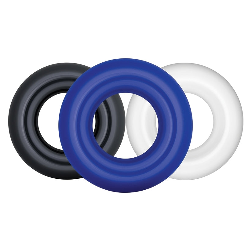 Stay Hard Donut Rings 3 Pack Stretchy Cock Rings