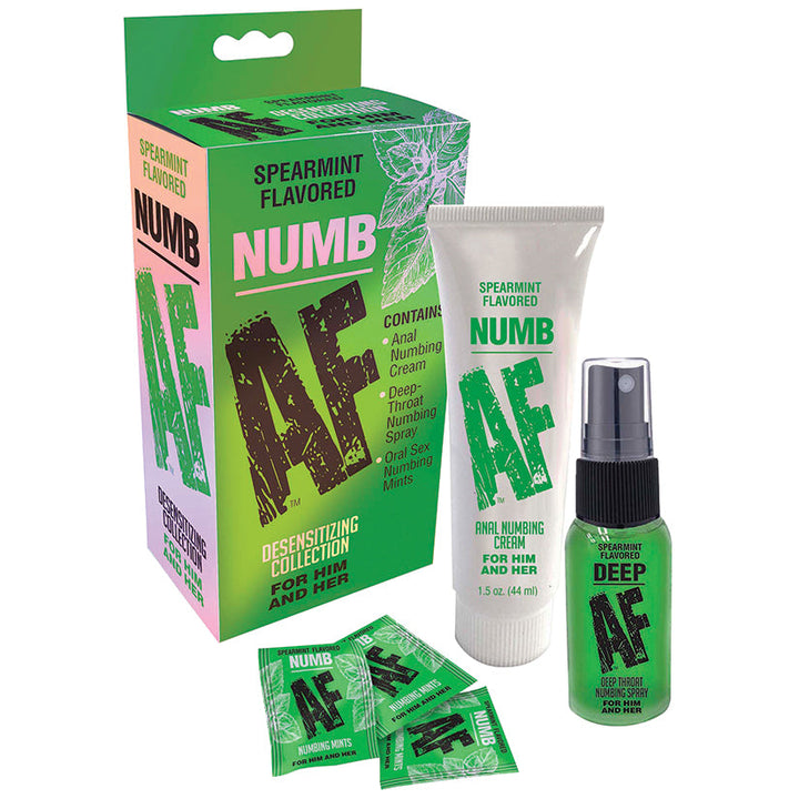 Numb AF Kit Gel Spray And Mints  from Little Genie