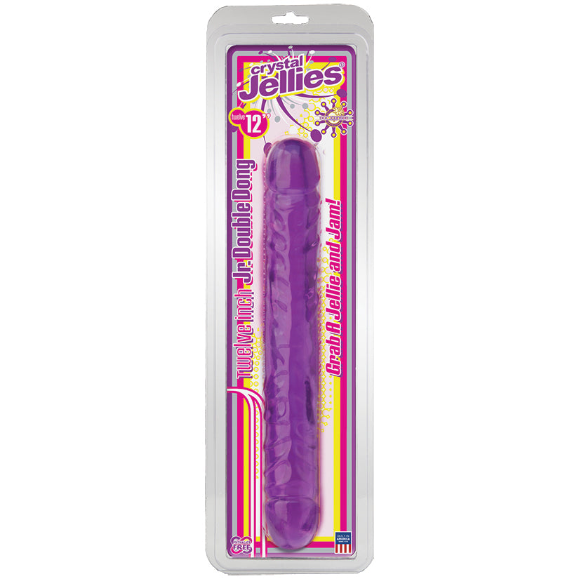 Crystal Jellies Jr. Double Dong 12 Inch