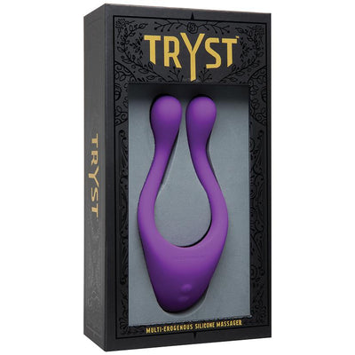 Tryst Multi Erogenous Zone Silicone Massager - Purple  from thedildohub.com