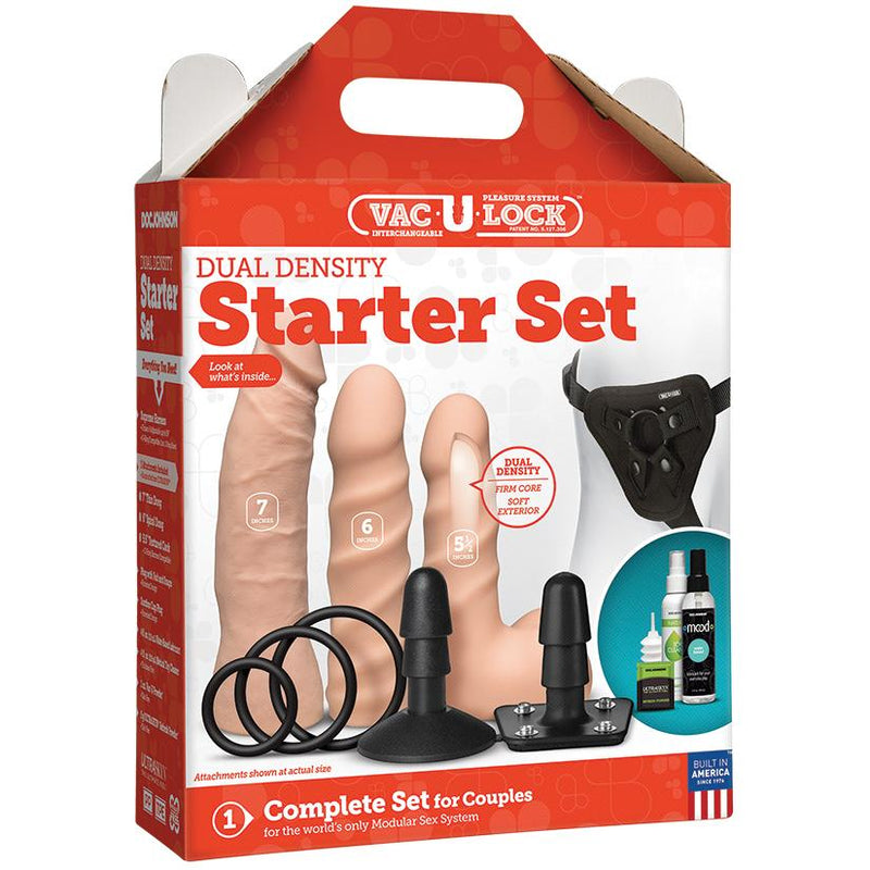 Vac-U-Lock Dual Density Starter Set  from The Dildo Hub