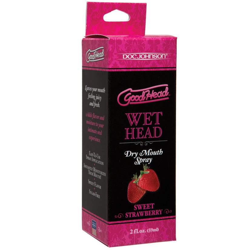 GoodHead Wet Head Dry Mouth Spray Strawberry 2 oz
