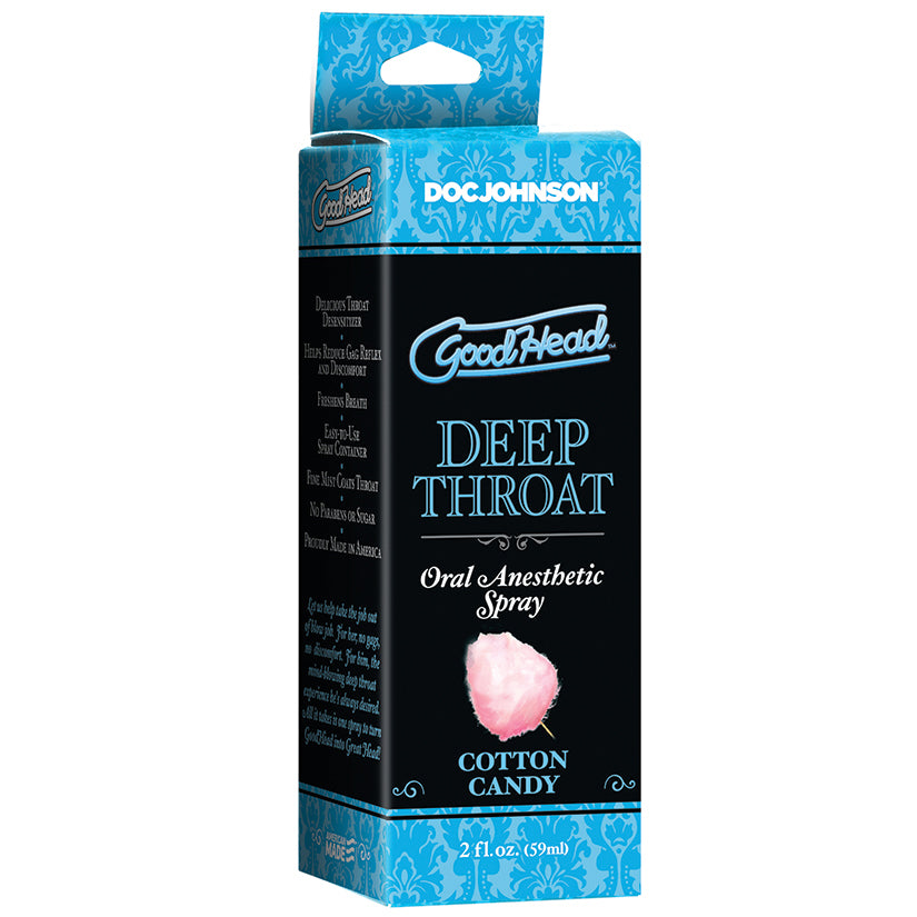 GoodHead Deep Throat Spray, Cotton Candy