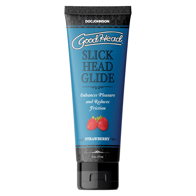 GoodHead Slick Head Glide Strawberry Flavored Lubricant 4 oz