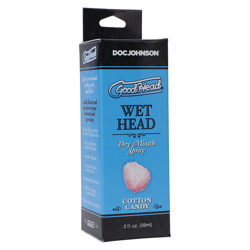 GoodHead Wet Head Dry Mouth Spray, Cotton Candy
