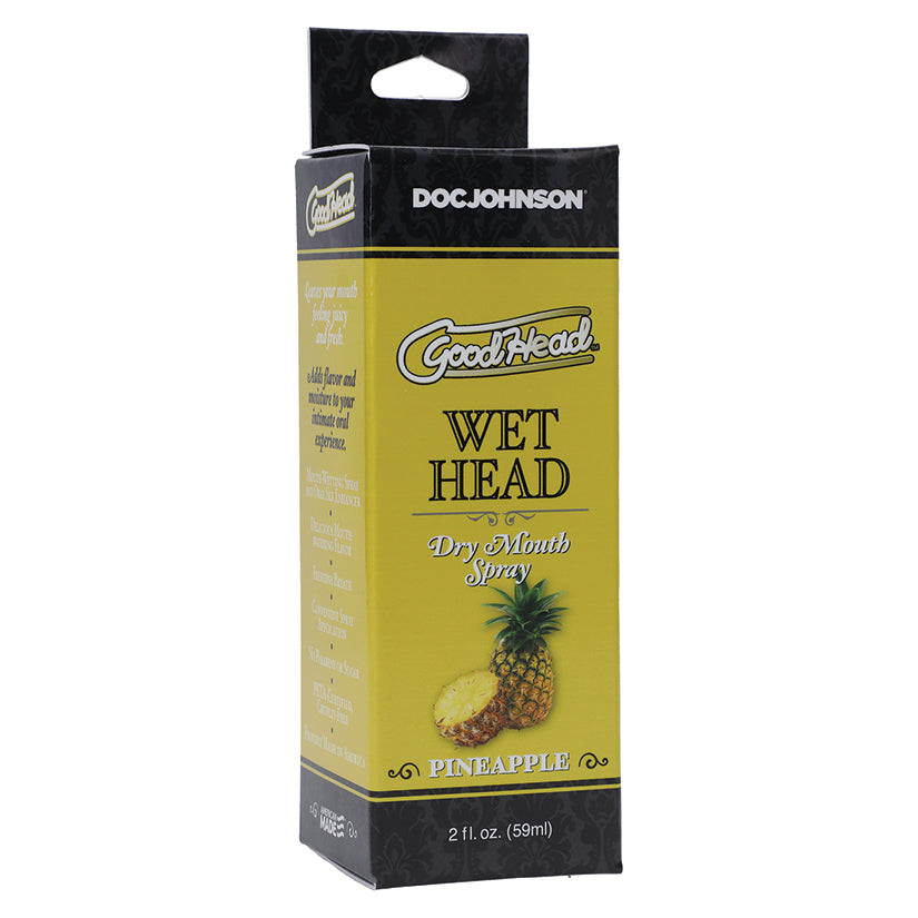 GoodHead Wet Head Dry Mouth Spray, Pineapple