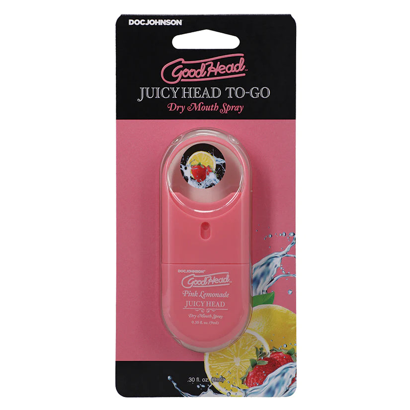 GoodHead Juicy Head Dry Mouth Spray To Go Pink Lemonade