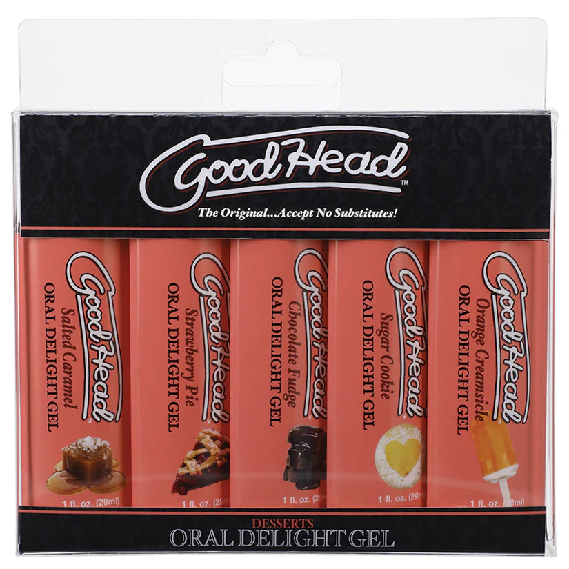 GoodHead Oral Delight Gel Desserts 5-Pack 1 oz Bottles