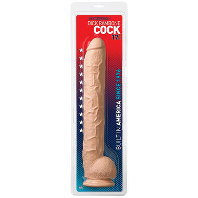 Dick Rambone Cock Huge Realistic Dildo - 17 Inches | Doc Johnson  from thedildohub.com