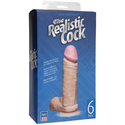 The Realistic Cocks 6 Inch - White  from thedildohub.com
