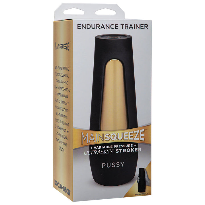 Main Squeeze Endurance Trainer Stroker Pussy-Vanilla  from Doc Johnson