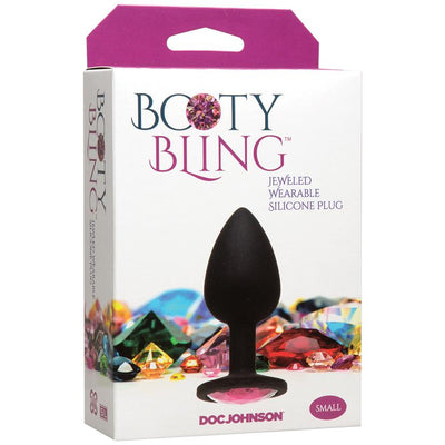 Booty Bling Pink Small Anal Plug | Doc Johnson  from thedildohub.com
