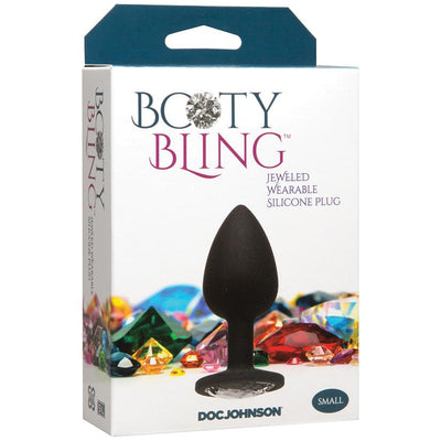 Booty Bling Silver Small Anal Plug | Doc Johnson  from thedildohub.com