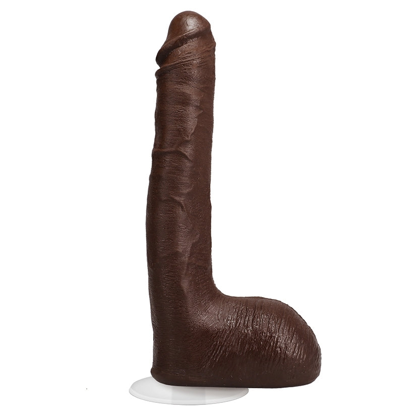 Signature Cocks Ultraskyn Ricky Johnson-Chocolate 10"  from Doc Johnson
