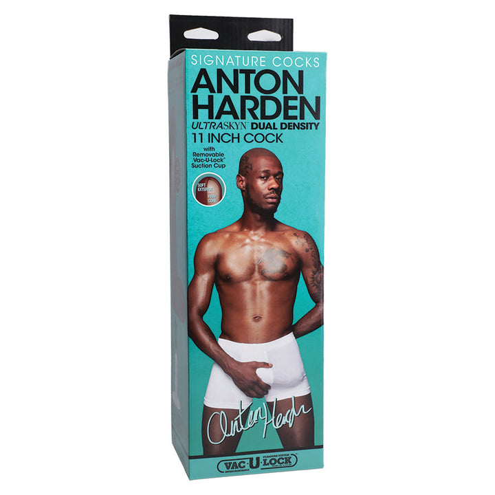 Signature Cocks Anton Harden-Chocolate 11"  from Doc Johnson