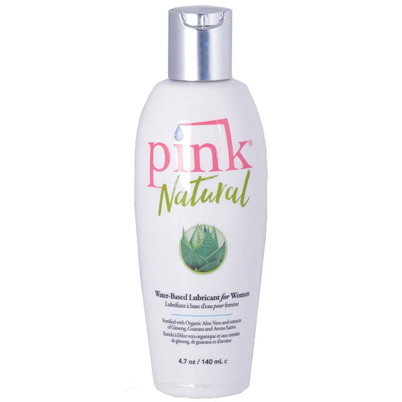 Pink Natural Water-Based Lubricant for Women 4.7oz  from thedildohub.com