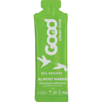 Good Clean lmost Naked® Organic Personal Lubricant 0.17 fl.oz.  from thedildohub.com
