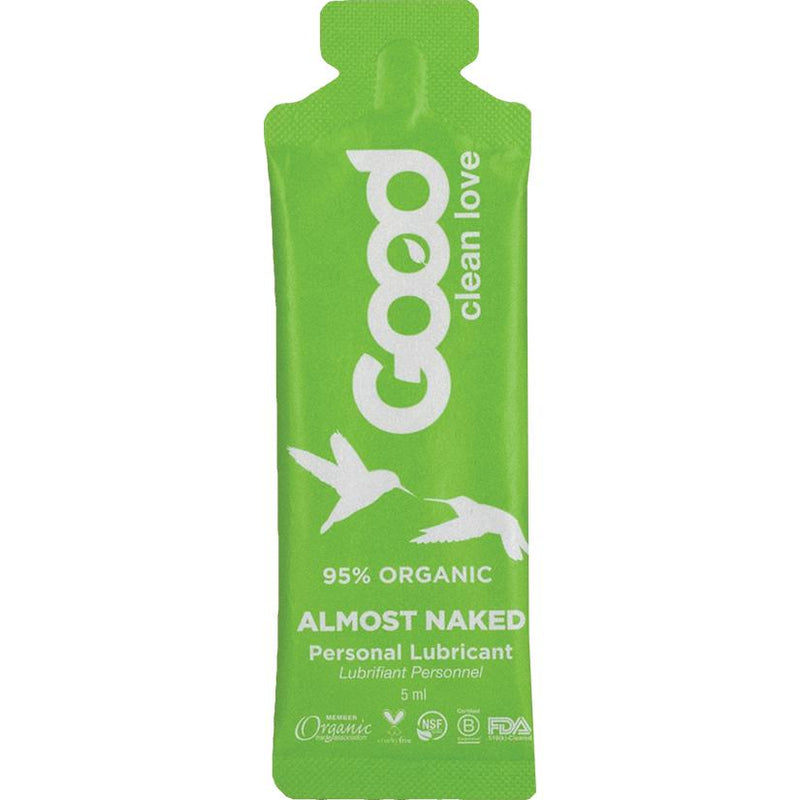 Good Clean lmost Naked® Organic Personal Lubricant 0.17 fl.oz.  from thedildohub.com