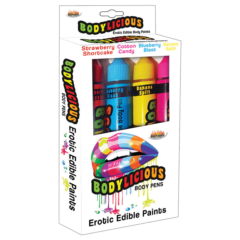 Bodylicious Edible Body Pens - 4pk. - Assorted  Flavors  from Hott Products