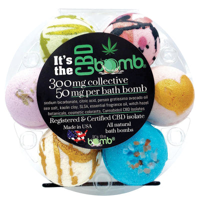 Its The Bomb CBD Bath Bomb Gift Set 6pk 50mg  from It'S The Bomb