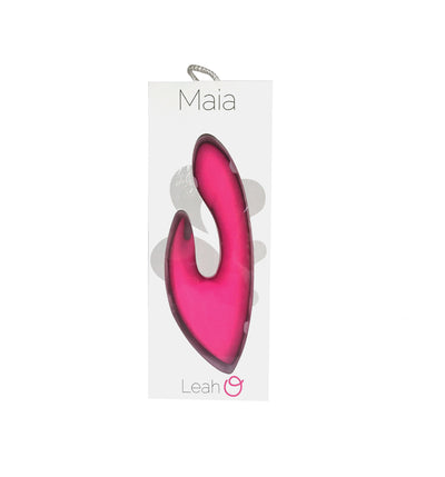 Maia Leah Silicone 10-Function Rabbit Vibrator Pink  from thedildohub.com