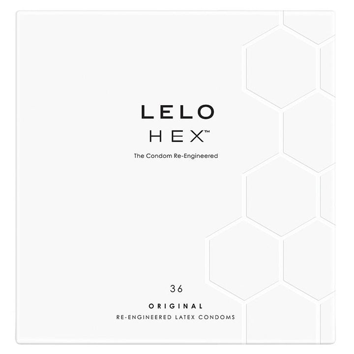 LELO HEX Original Ultra-Thin Latex Condoms 36 pack retail box