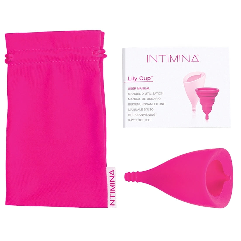 Intimina Lily Cup Ultra-Soft Menstrual Cup Size B retail box
