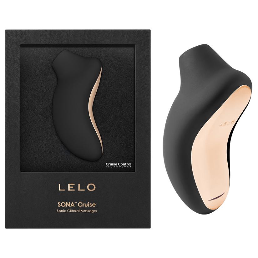 LELO SONA Cruise Sonic Clitoral Massager Black retail box