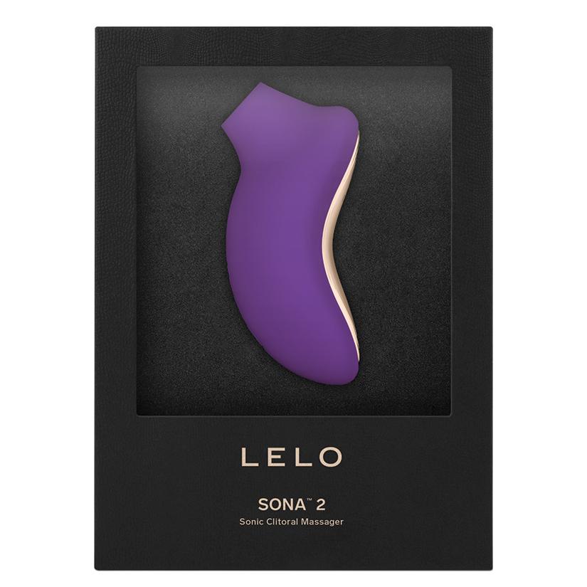 LELO SONA 2 Sonic Clitoral Massager Purple retail box