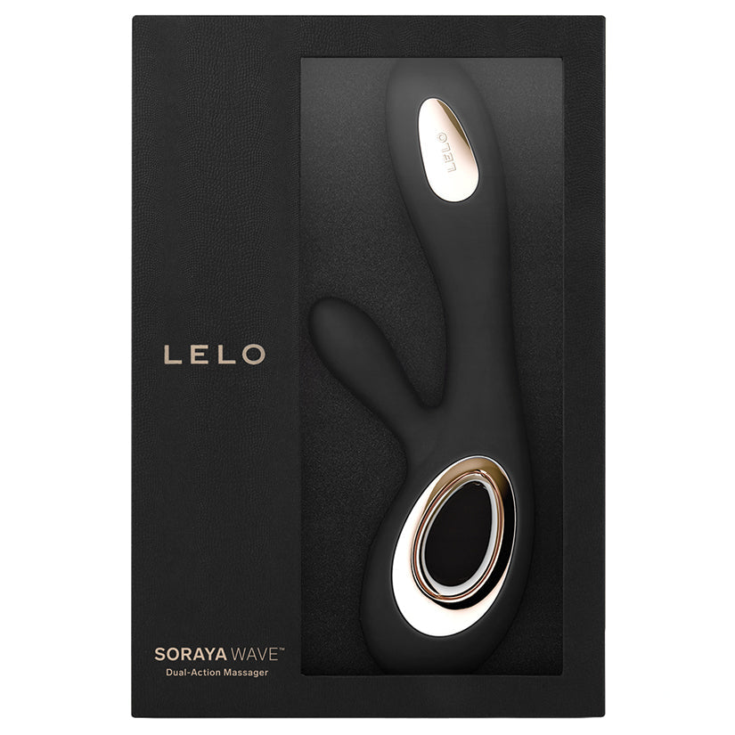 LELO SORAYA Wave Rabbit Vibrator with WaveMotion Black retail box