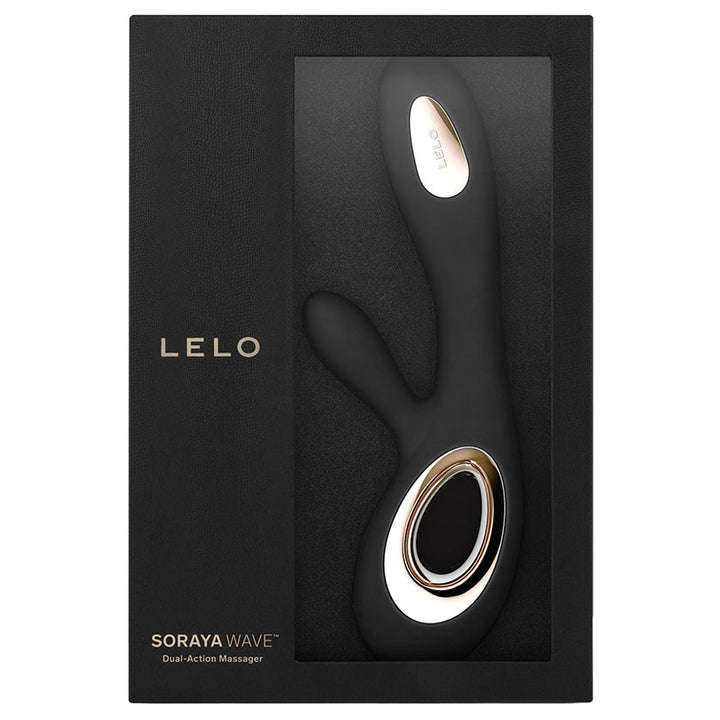 LELO SORAYA Wave Rabbit Vibrator with WaveMotion Black retail box