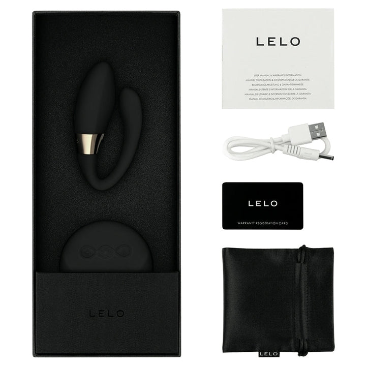 LELO TIANI DUO Dual-Motor Remote Couples Vibrator Black retail box