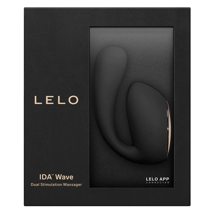 LELO IDA Wave App-Controlled Dual Vibrator Black retail box