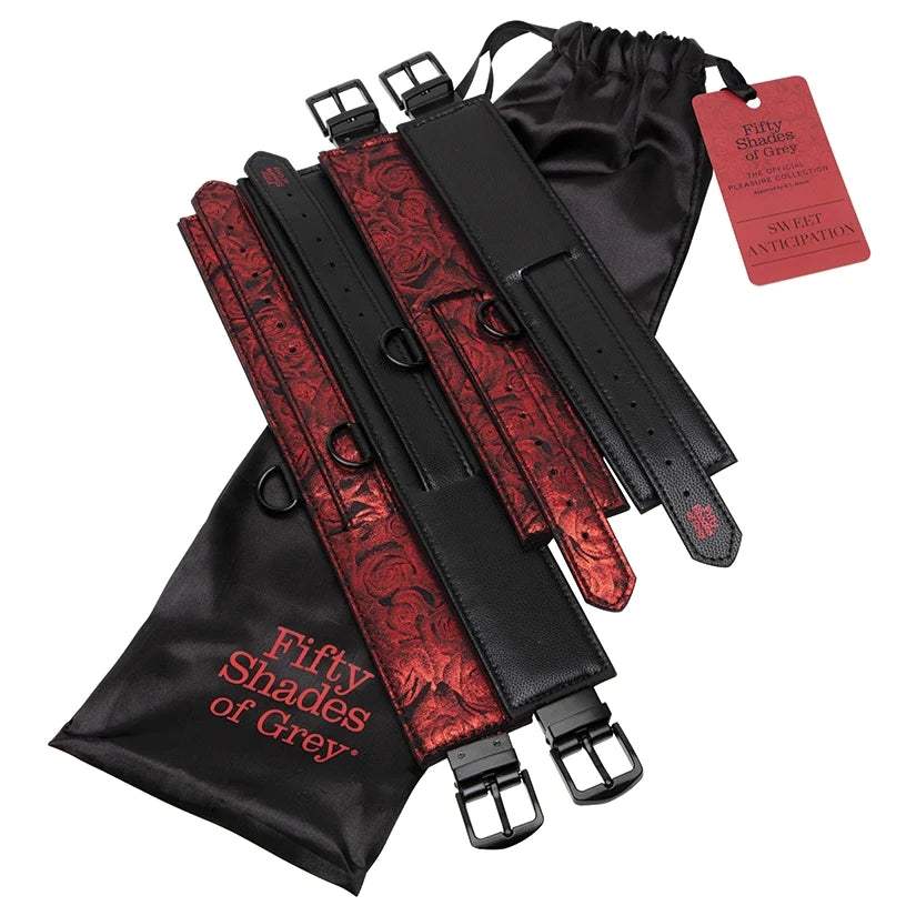 Fifty Shades of Grey Sweet Anticipation Under Mattress Restraint Set – Ultimate Bondage Accessory