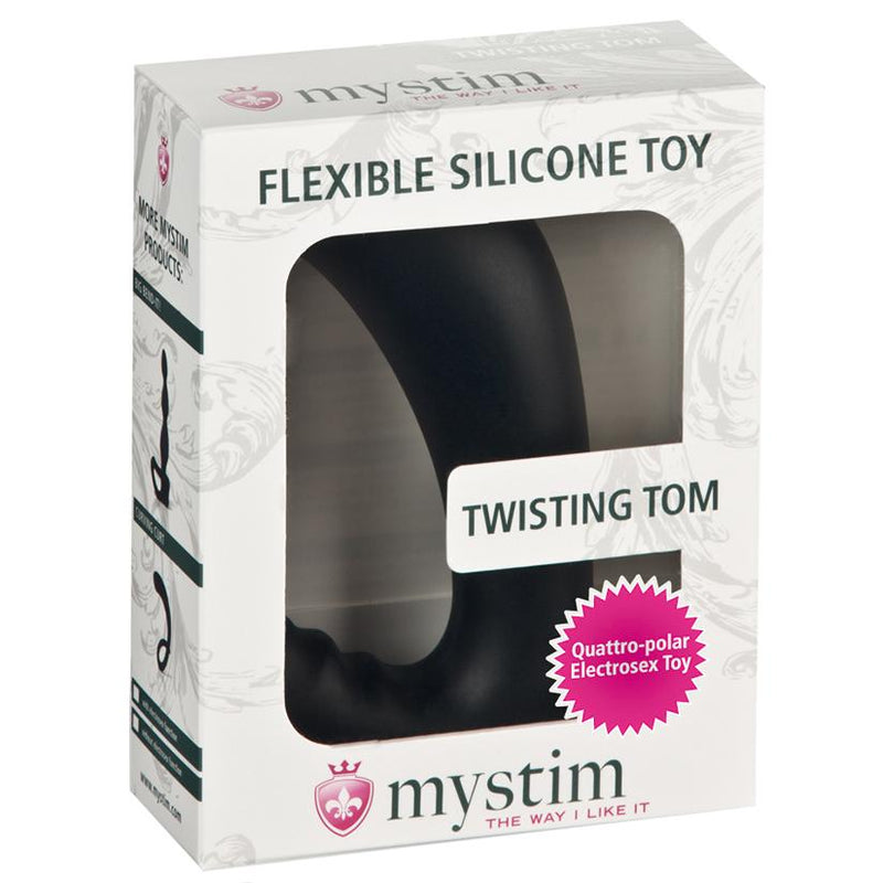 Mystim Twisting Tom With E-Stim-Black  from thedildohub.com