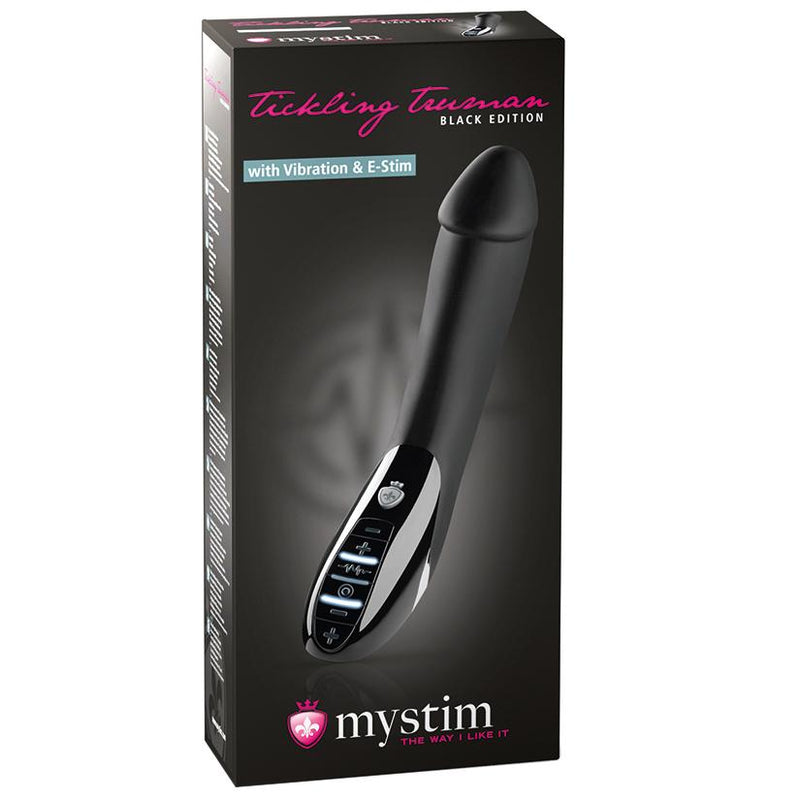 Mystim Tickling Truman E-Stim Vibrator-Black Edition  from thedildohub.com