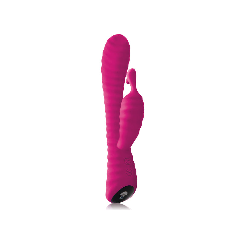 INYA Ripple Rabbit Vibrator - Pink  from thedildohub.com