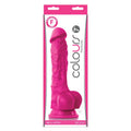 7 Inch Pink Realistic Silicone Dildo with Suction Cup & Balls