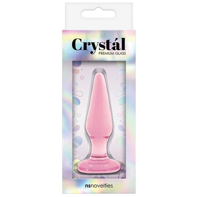 Crystal - Tapered Plug Small - Pink  from thedildohub.com