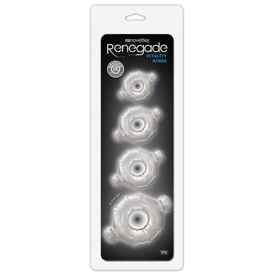 Renegade Vitality Cock Rings - Clear | NS Novelties  from NS Novelties