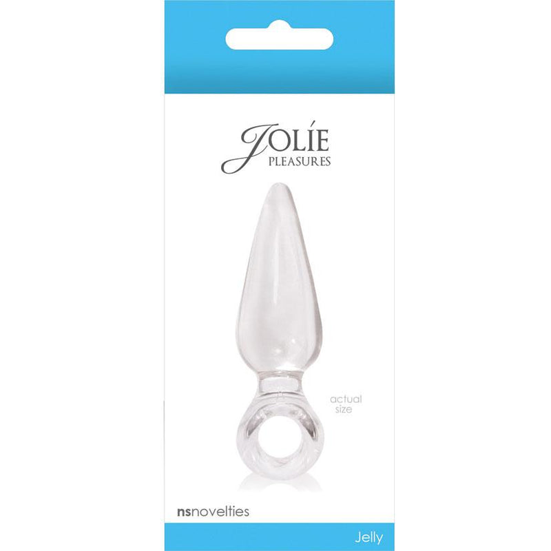 Jolie Pleasures Plug - Mini - Clear  from thedildohub.com