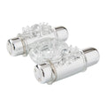 Sensuelle 7 Function Rechargeable Double Action Bullet Ring