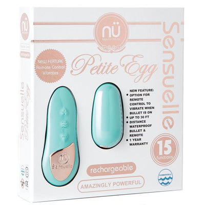 Sensuelle Petite Egg With Remote Control - Tiffany Blue Sex Toys from thedildohub.com